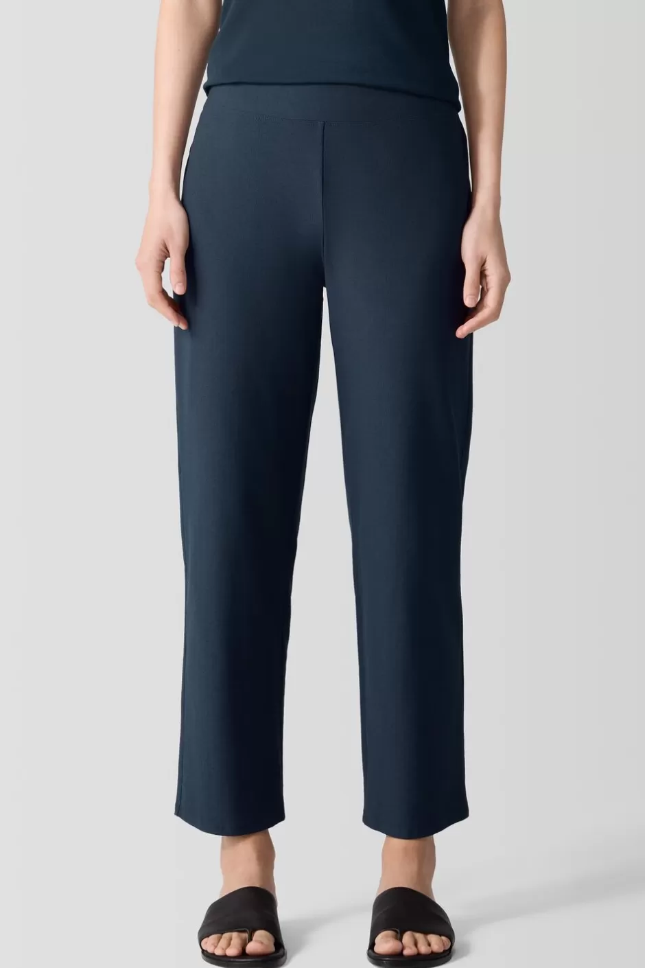 Washable Stretch Crepe Straight Pant-EILEEN FISHER Cheap