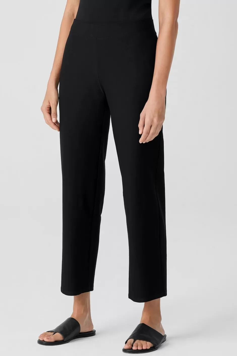 Washable Stretch Crepe Straight Pant-EILEEN FISHER Flash Sale