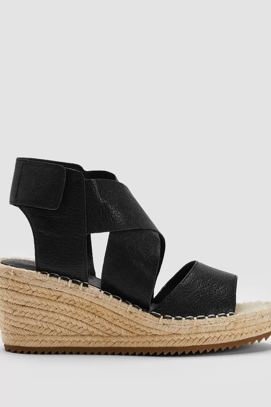 Willow Tumbled Leather Wedge Espadrille-EILEEN FISHER Hot